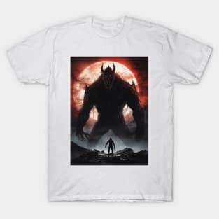 Giant Monster Dark Fantasy T-Shirt